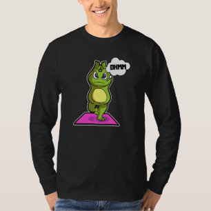 T-shirt Grenouille Grenouille Yoga Poses Gymnastique Sport