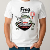 T-shirt Grenouille grincheuse Mange Ramen et Soll Phone Ar
