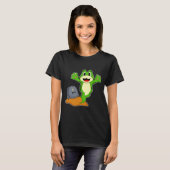 T-shirt Grenouille Halloween Grave (Devant entier)