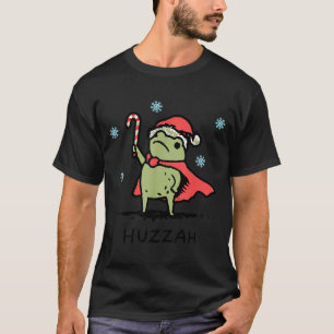 T-shirt Grenouille Hourra Chevalier Grenouille Épée Drôle