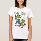 T-shirt grenouille informatique amusante - Support (Devant)