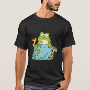 T-shirt Grenouille Kawaii avec crapaud de poches de champi