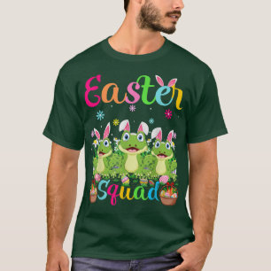 T-shirt Grenouille Lapin Oreille Drôle Easter Squad Frog H