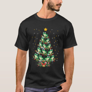 T-shirt Grenouille Lover Xmas Cadeau Grenouille Arbre de N