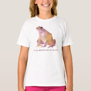 T-shirt Grenouille Low Poly “Je suis un véritable joyau” E