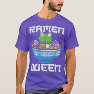 T-shirt Grenouille mangeant des nouilles Ramen japonaises
