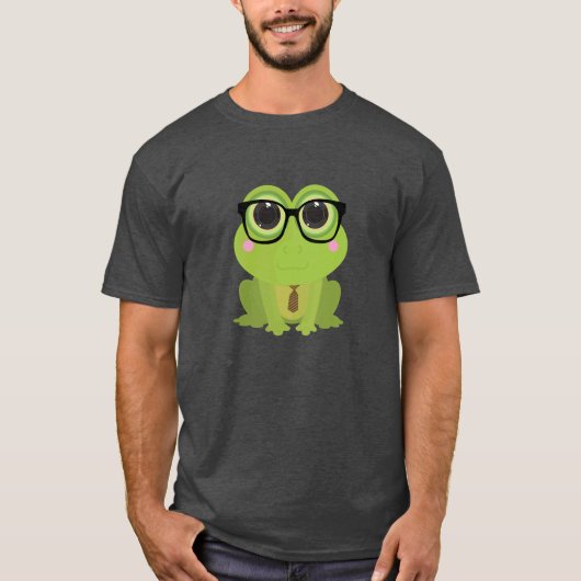 T-shirt Grenouille Nerd (Devant)