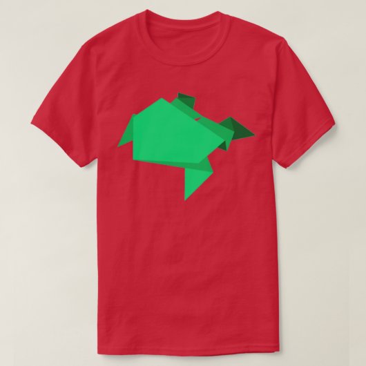 T-shirt Grenouille Origami 10 (Design devant)