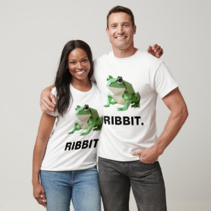 T-shirt Grenouille origami drôle RIBBIT