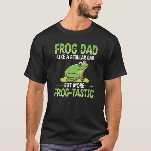 T-shirt Grenouille Papa Chasse Design Toad Gigger Grenouil (Devant)