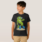 T-shirt Grenouille plongeur lunettes de natation (Devant entier)