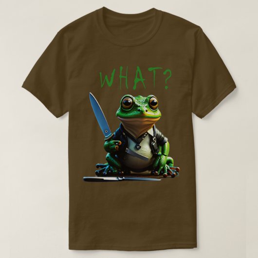 T-shirt grenouille quoi (Design devant)