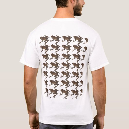 T-shirt Grenouille reptile d'art sauvage (Dos)