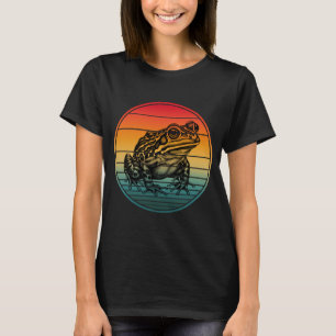 T-shirt Grenouille Rétro Vintage Amphibien Crapaud