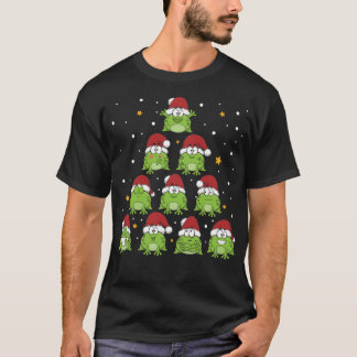 T-shirt Grenouille Saison Noël Arbre Reptile Pullov