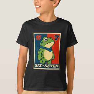 T-shirt Grenouille Six Sept Drôle 6 7 Mème Génération Alph