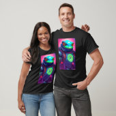 T-shirt grenouille spatiale futur cyborg robot (Unisexe)