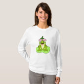 T-shirt Grenouille sur la feuille (Devant entier)