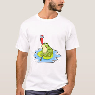 T-shirt Grenouille sur la feuille avec insecte
