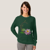 T-shirt Grenouille sur Lily Pad (Devant entier)
