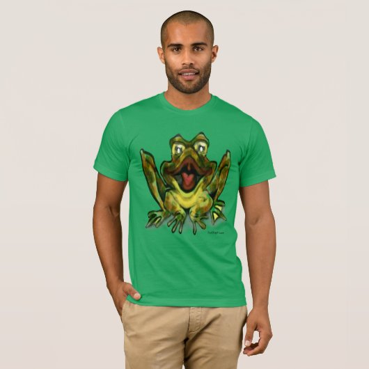 T-shirt Grenouille taureau (Devant entier)
