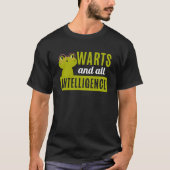 T-shirt Grenouille Toad Warts et toute l'intelligence (Devant)