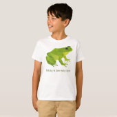 T-shirt Grenouille verte à basse densité (Devant entier)
