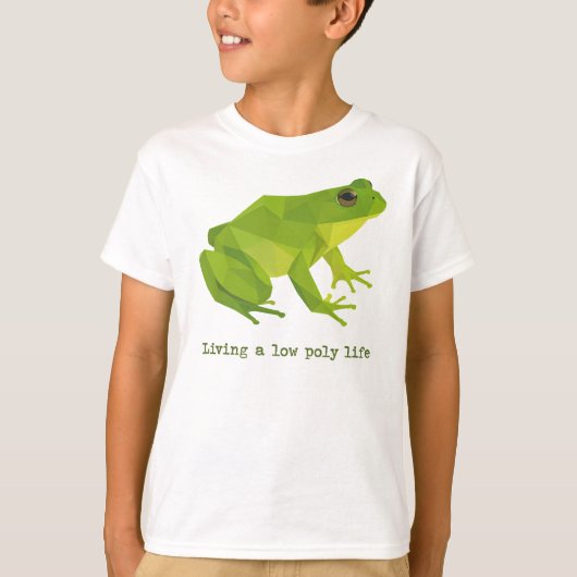T-shirt Grenouille verte à basse densité (Devant)