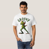 T-shirt Grenouille Verte Groovy (Devant entier)