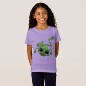 T-Shirt Grenouille verte heureuse (Devant entier)