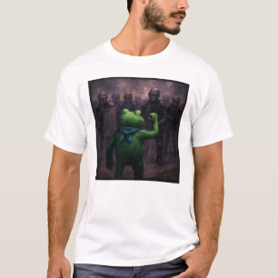 T-shirt Grenouilles Contre le Fascisme - Manifestation de