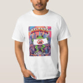 T-shirt Grenouilles d'Atlanta Géorgie Pas de Rois en Améri (Devant)
