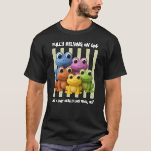 T-shirt Grenouilles s'amusant à compter entièrement sur Di