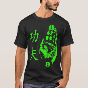 T-shirt Grève de la paume de Kung Fu
