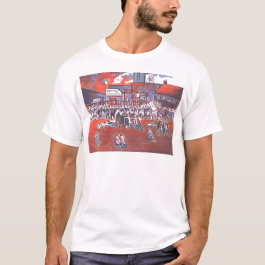 T-SHIRT GRÈVE DES MINEURS CIRCA 1984 (Devant)