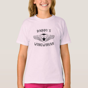 T-shirt Grève Eagle de Wingwoman du papa et filles d'aile
