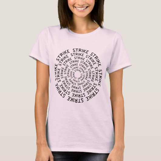 T-shirt Grève en style avec notre design circulaire 'Grève (Devant)