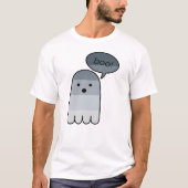 T-shirt Grey Boo Ghost (Devant)