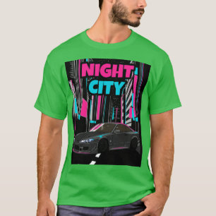 T-shirt Grey Nissan Silvia S15 Night City