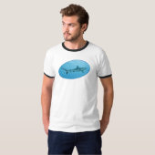 T-shirt Grey Reefshark, Yap Island - Photographic design | (Devant entier)