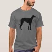 T-shirt Greyhound ami chien (Devant)