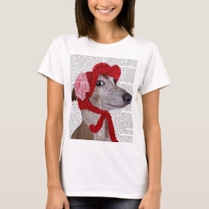 T-shirt Greyhound avec Casquette en laine rouge 2