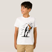T-shirt greyhound chien course rétro (Devant entier)