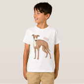T-shirt Greyhound dog (Devant entier)