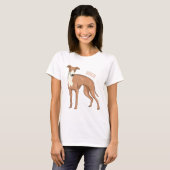 T-shirt Greyhound dog (Devant entier)