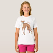 T-shirt Greyhound dog (Devant entier)