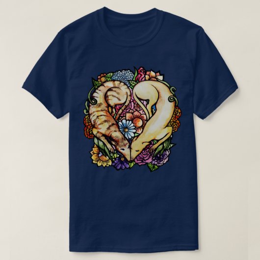 T-shirt Greyhound Garden (Design devant)