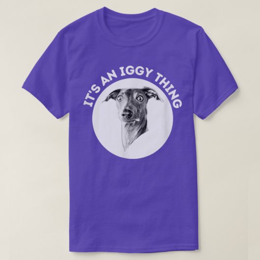 T-shirt Greyhound italien (Design devant)