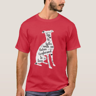 T-shirt Greyhound italien