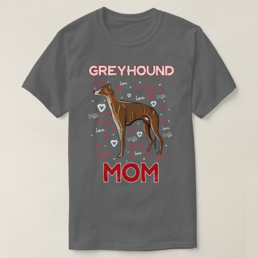T-shirt Greyhound Maman (Design devant)